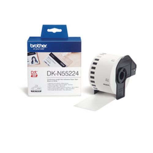 BROTHER Fita de papel continuo blanca, 54 mm x 30,48m , Brother , BRODKN55224 , 4977766665759